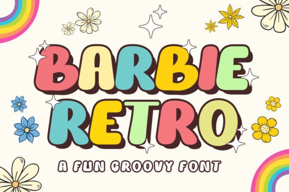 Barbei Retro Typeface: Elevate Digital Branding with Playful Typography