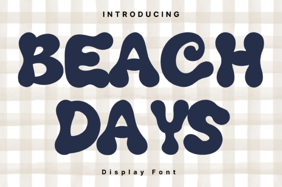 Beach Days: A Whimsical Handwritten Font for Digital Branding