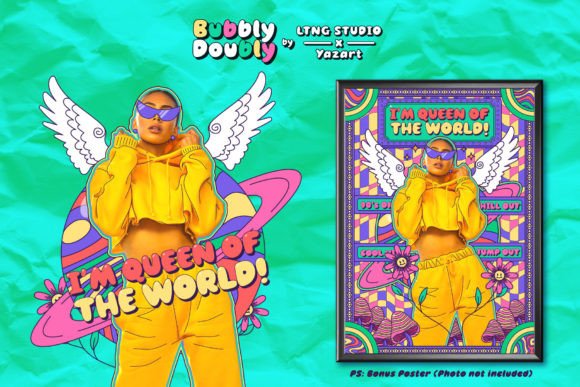 Bubbly Doubly: A Playful Display Font for Whimsical Campaigns