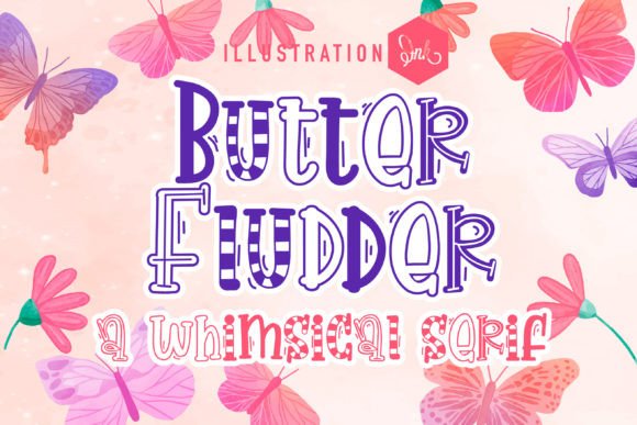 Butter Fludder: The Playful Display Font for Whimsical Web Design