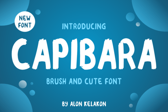 Capibara: The Friendly Display Font for Engaging Social Campaigns