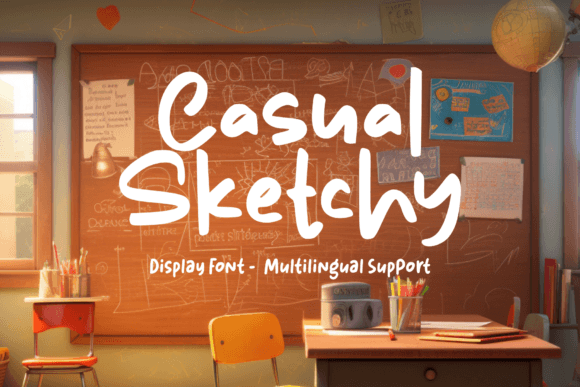Casual Sketchy Font Review for Handmade Shop Branding