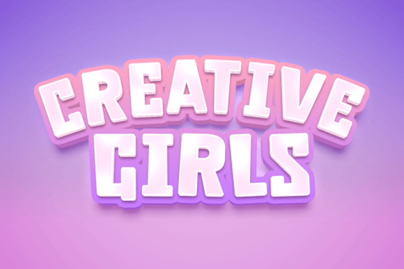 Creative Girls: A Thick Display Font for Bold Editorial Design
