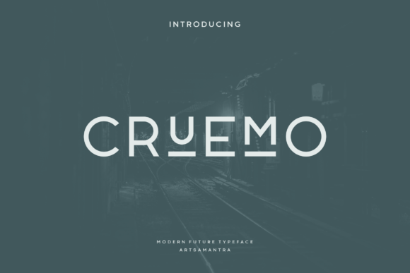 Cruemo - Modern Display Typeface for Digital Branding