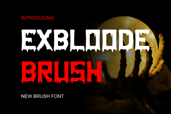 Exbloodebrush: The Bold Display Font for Scroll-Stopping Social Graphics