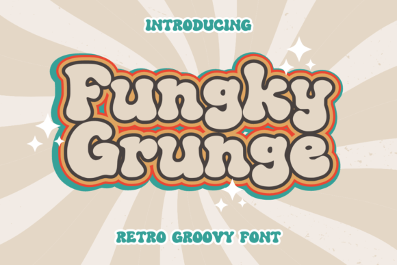 Fungky Grunge: The Playful Display Font for Cheerful Brand Visuals