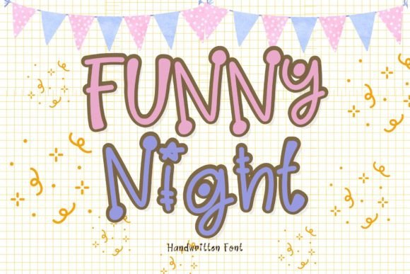 Funny Night Typeface: A Playful Display Font for Modern Editorial Design