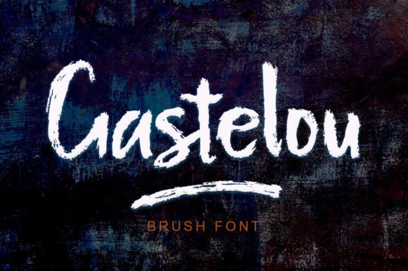 Gastelou: A Handcrafted Brush Typeface for Boutique Branding