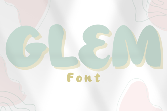 Glem Typeface: Handwritten Brush Font for Unique Craft Designs