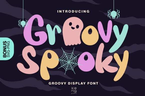 Groovy Spooky Typeface for Bold Brand Identity