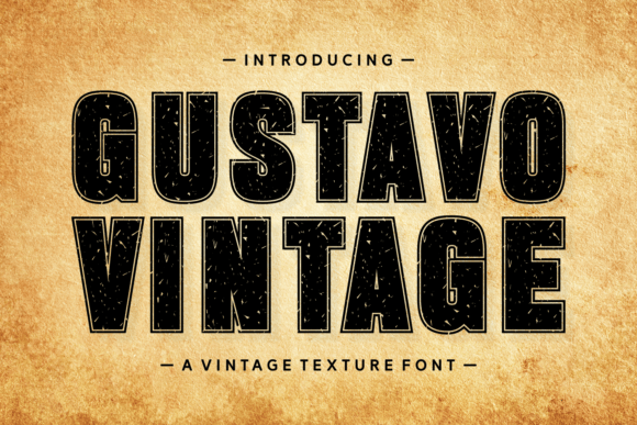 Gustavo Vintage Typeface Review