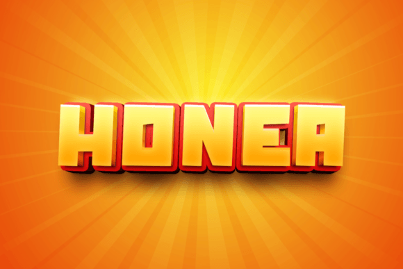 Honea: The Thick Display Font for Bold Campaign Visuals