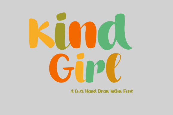 Kind Girl Free Download: A Fun Handwritten Display Font