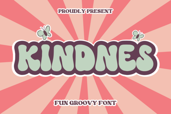 Kindnes Display Font for Playful Brand Campaigns