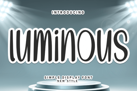 Luminous: The Whimsical Display Font for Scroll-Stopping Social Graphics