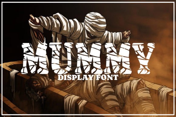 Mummy Typeface: A Dramatic Display Font for Bold Web Design