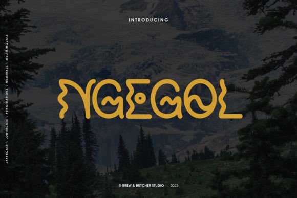 Ngegol Typeface Review: Curved Display Fonts for Modern Web Design