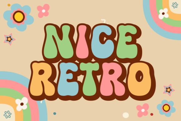 Nice Retro: A Joyful Display Font for Editorial Design
