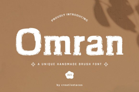 Omran Display Font for Boutique Branding and Packaging
