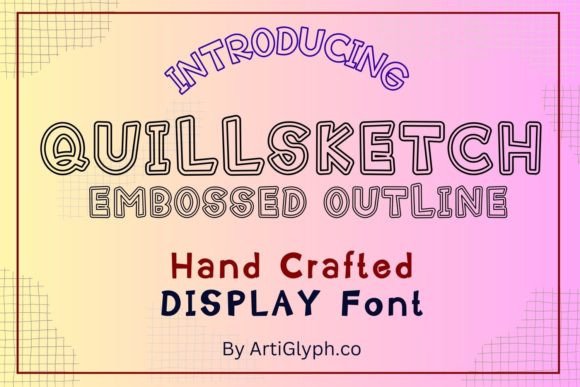 Quill Sketch: The Perfect Handwritten Font for Crafters and Sellers