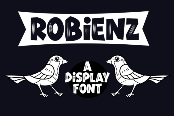 Robienz: A Quirky Display Font for Editorial Design