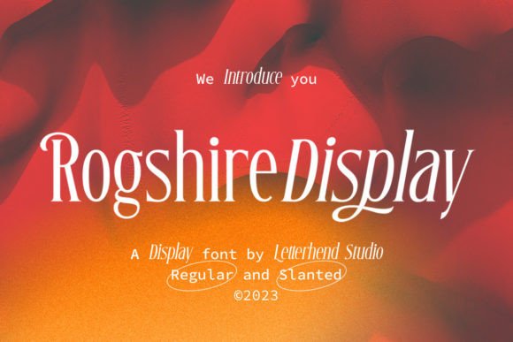 Roghsire: A Premium Display Typeface for Modern Digital Branding