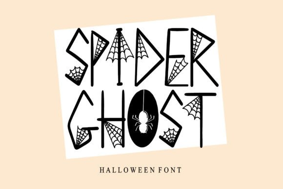 Spider Ghost Typeface Review: A Spooky Display Font for Halloween Branding
