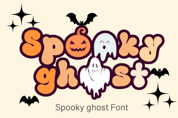 Spooky Ghost Display Font Review for Handmade Shops