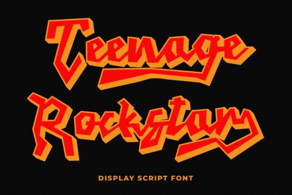 Teenage Rockstar: Elevating Digital Brand Identity with Elegant Display Fonts